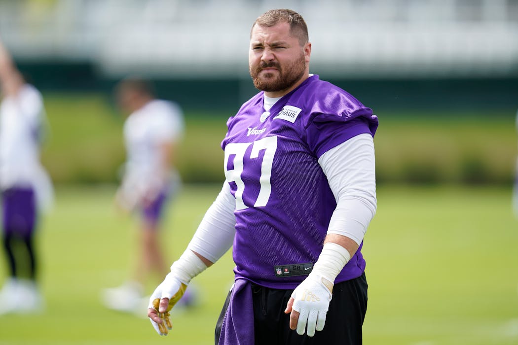 The Vikings added defensive tackle Harrison Phillips in free agency to bolster their run defense.