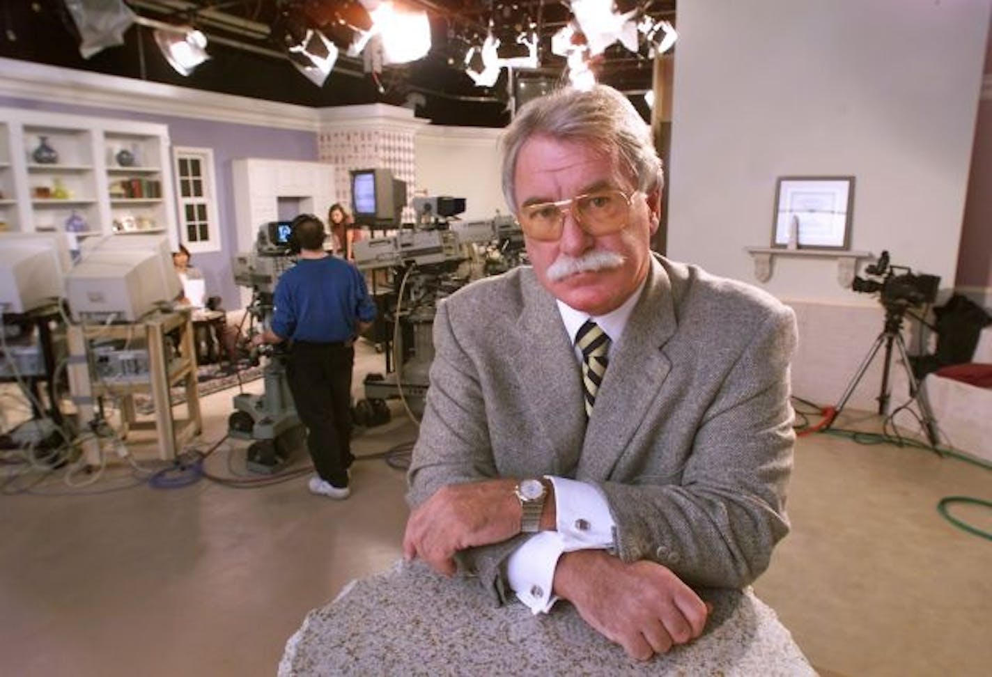 Gene McCaffery, chairman and CEO of ValueVision, was there when its Internet show went live.