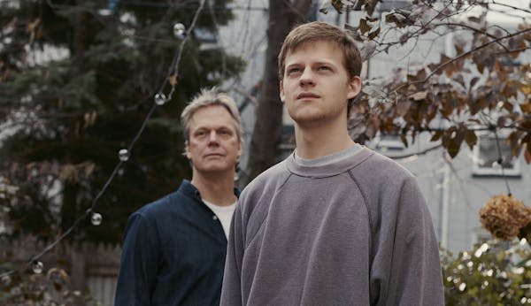 Peter Hedges and actor son Lucas at their home in New York in November. Peter directs and Lucas stars in "Ben Is Back."
