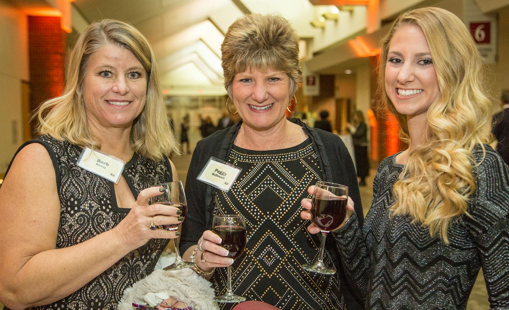 Barb Beasy, Peggy McDowell and Maggie McDowell.