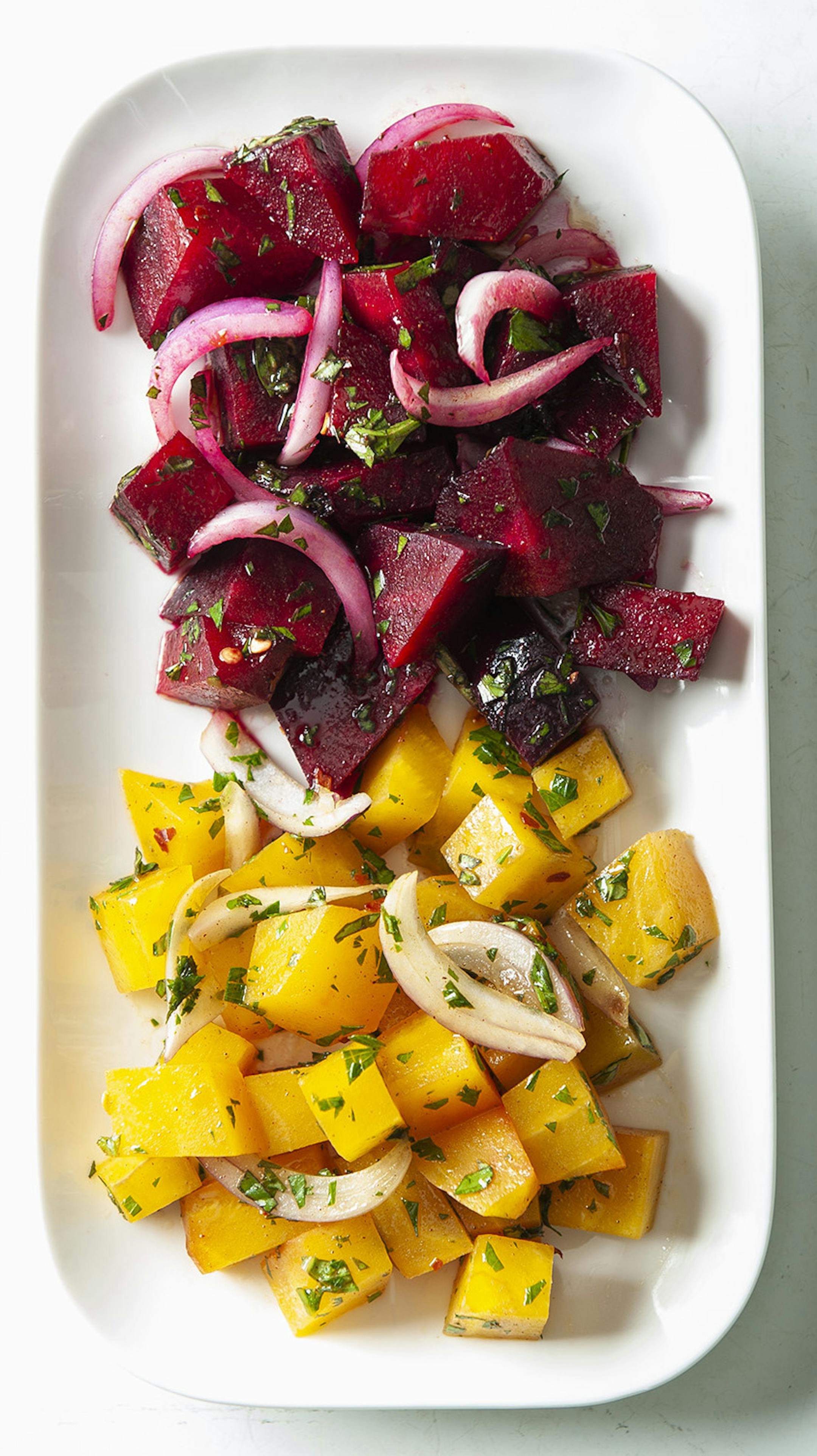 Scarlet and Gold Beet Salad.