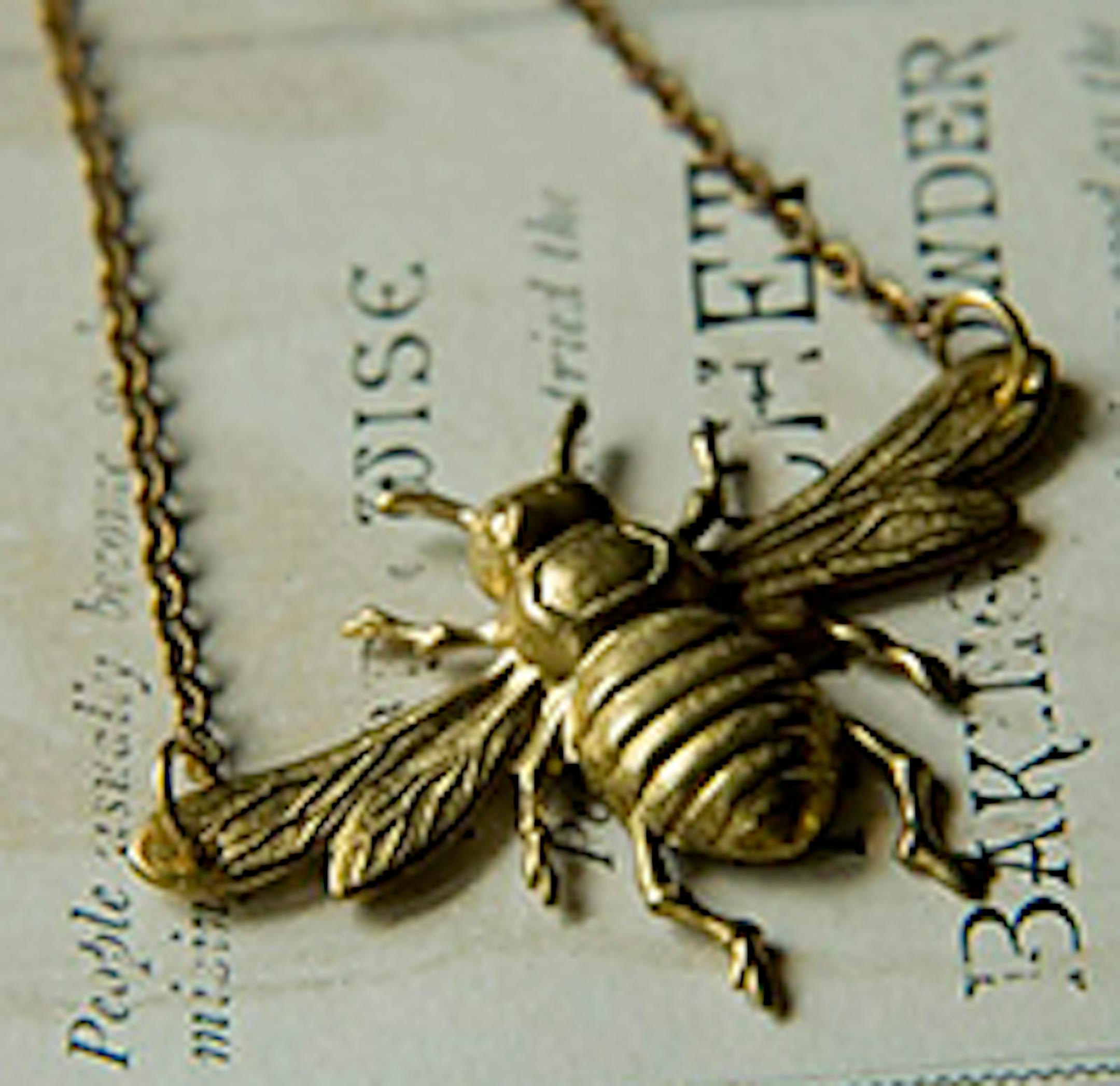 Say "bee" my valentine with a necklace from Larissa Loden at the AZ Gallery