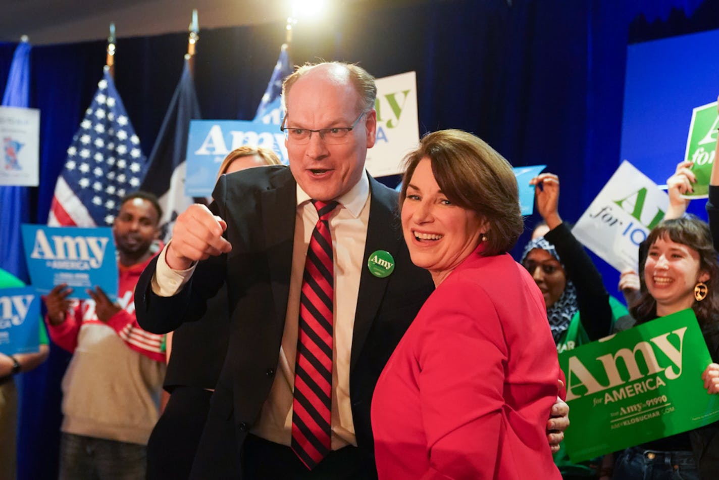 John Bessler, husband of Sen. Amy Klobuchar, campaigned in Iowa in February. He was 52 and in good health when the illness struck. He had worked round-the-clock supporting his wife's campaign for the Democratic presidential nomination without falling ill.