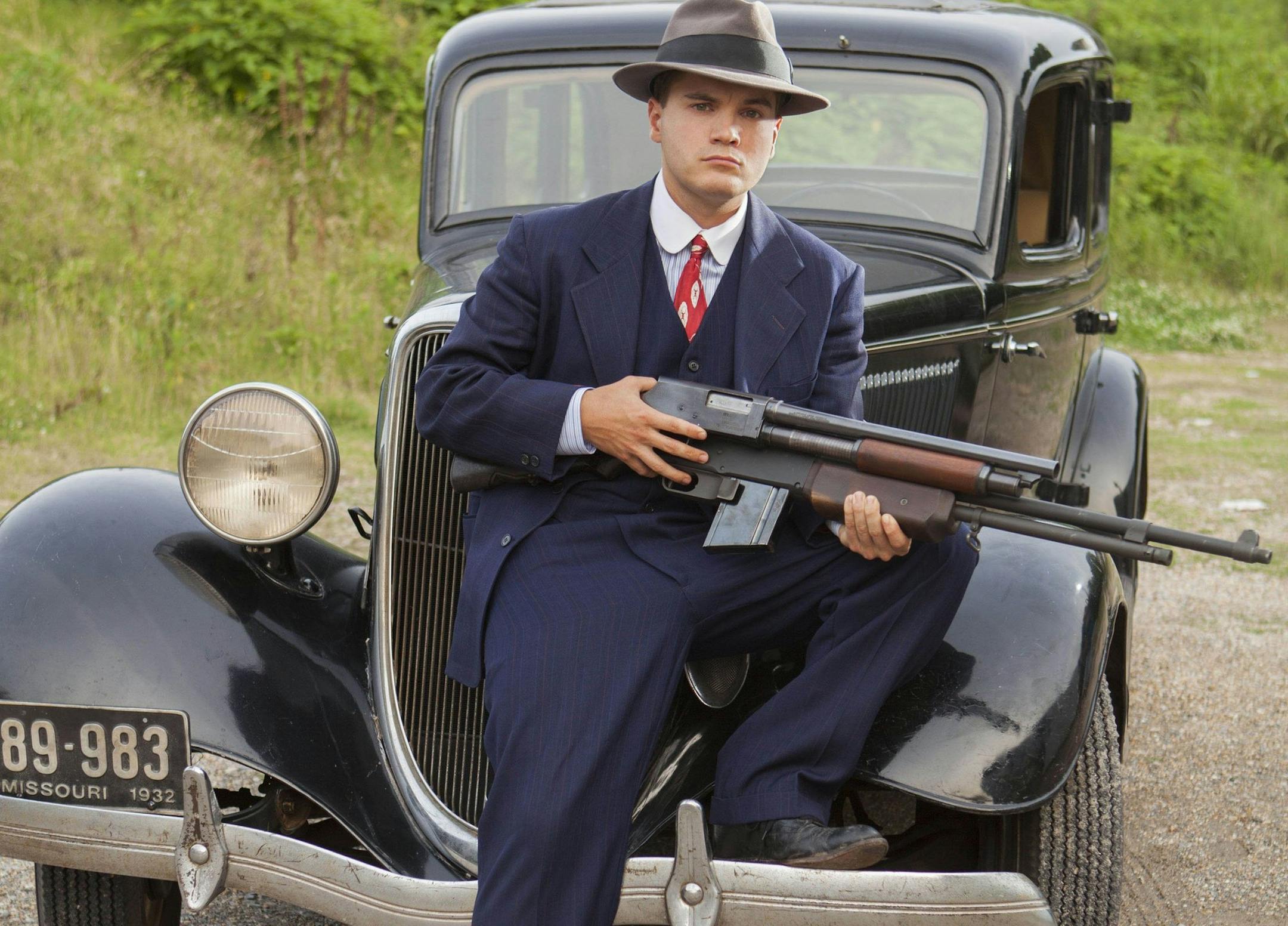 Emile Hirsch plays the notoroius Clyde Barrow in the two-part miniseries, "Bonnie and Clyde" airing Dec. 8 and 9 simultaneously on A&E, Lifetime and the History Channel. (MCT)