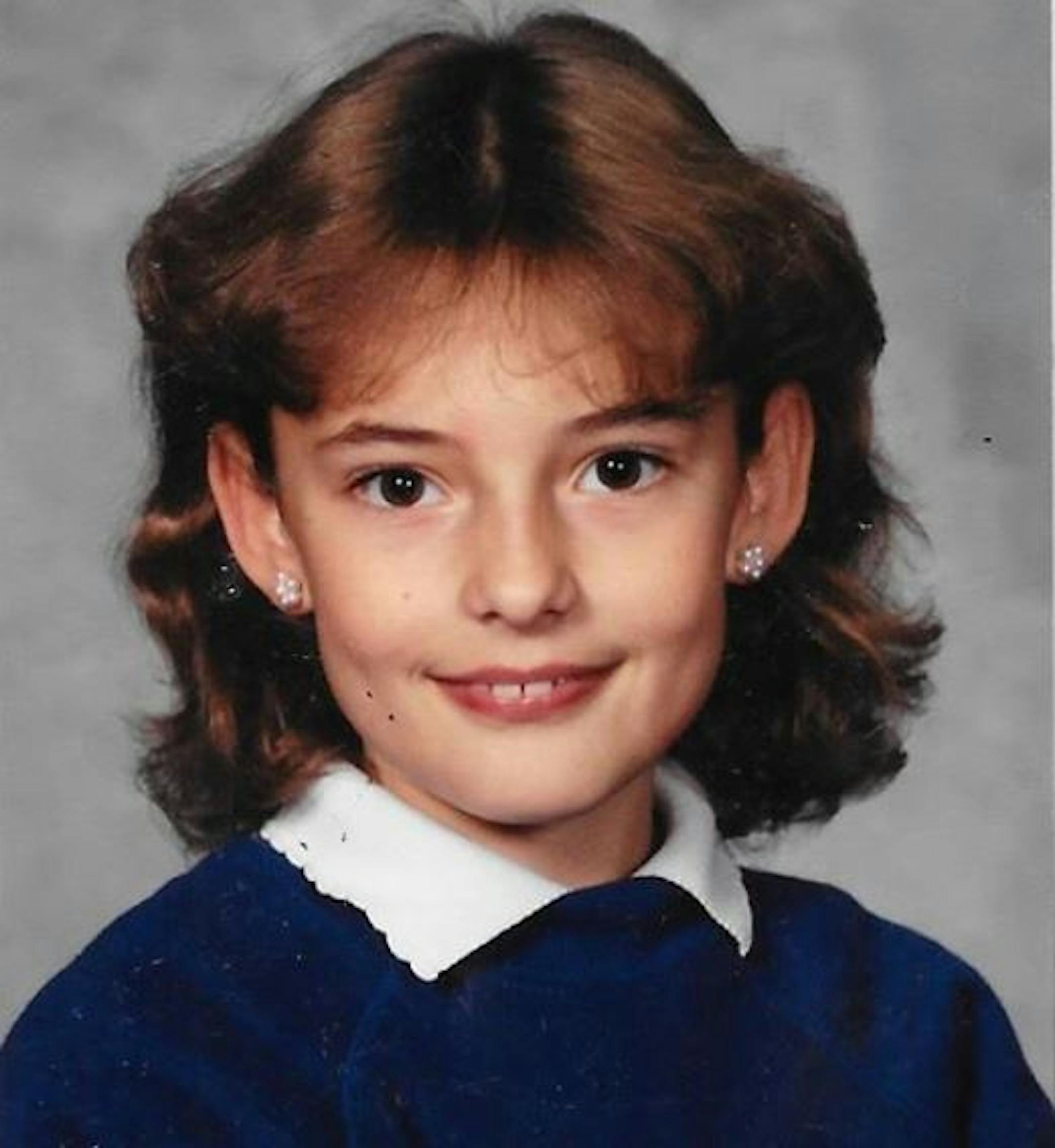 Elizabeth Perrault as a youngster