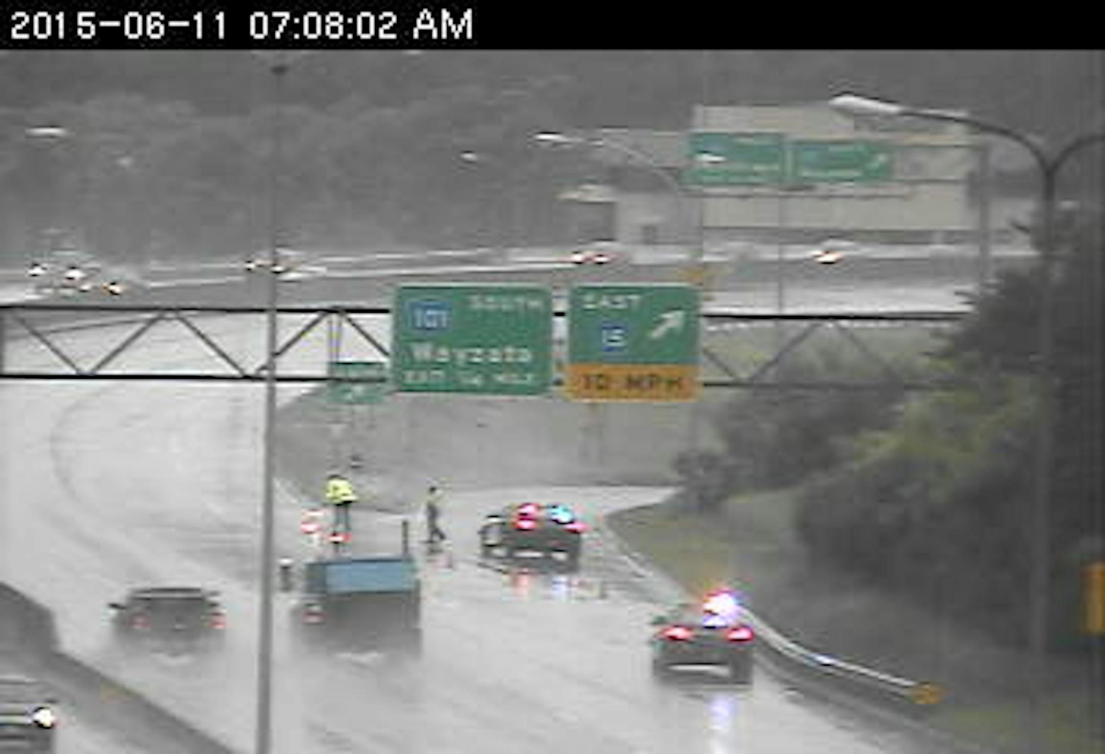 Police pursue a fleeing driver in Wayzata.