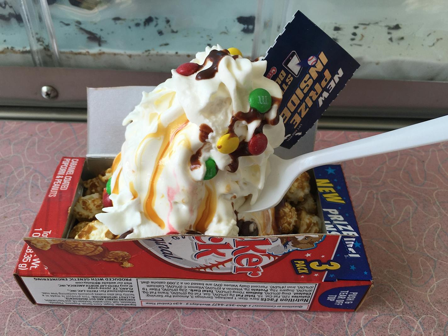 Rick Nelson, Star Tribune Minnesota State Fair 2016: New food Cracker Jack Caramel Sundae, Goertze's Dairy Cone.