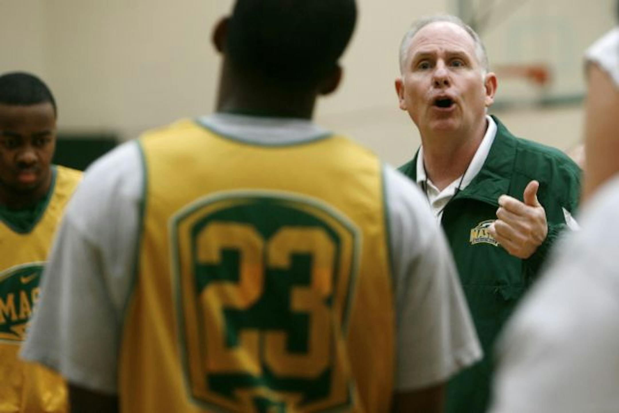 George Mason coach Jim Larranaga says this year's team is more perimeter-oriented than his 2006 squad.