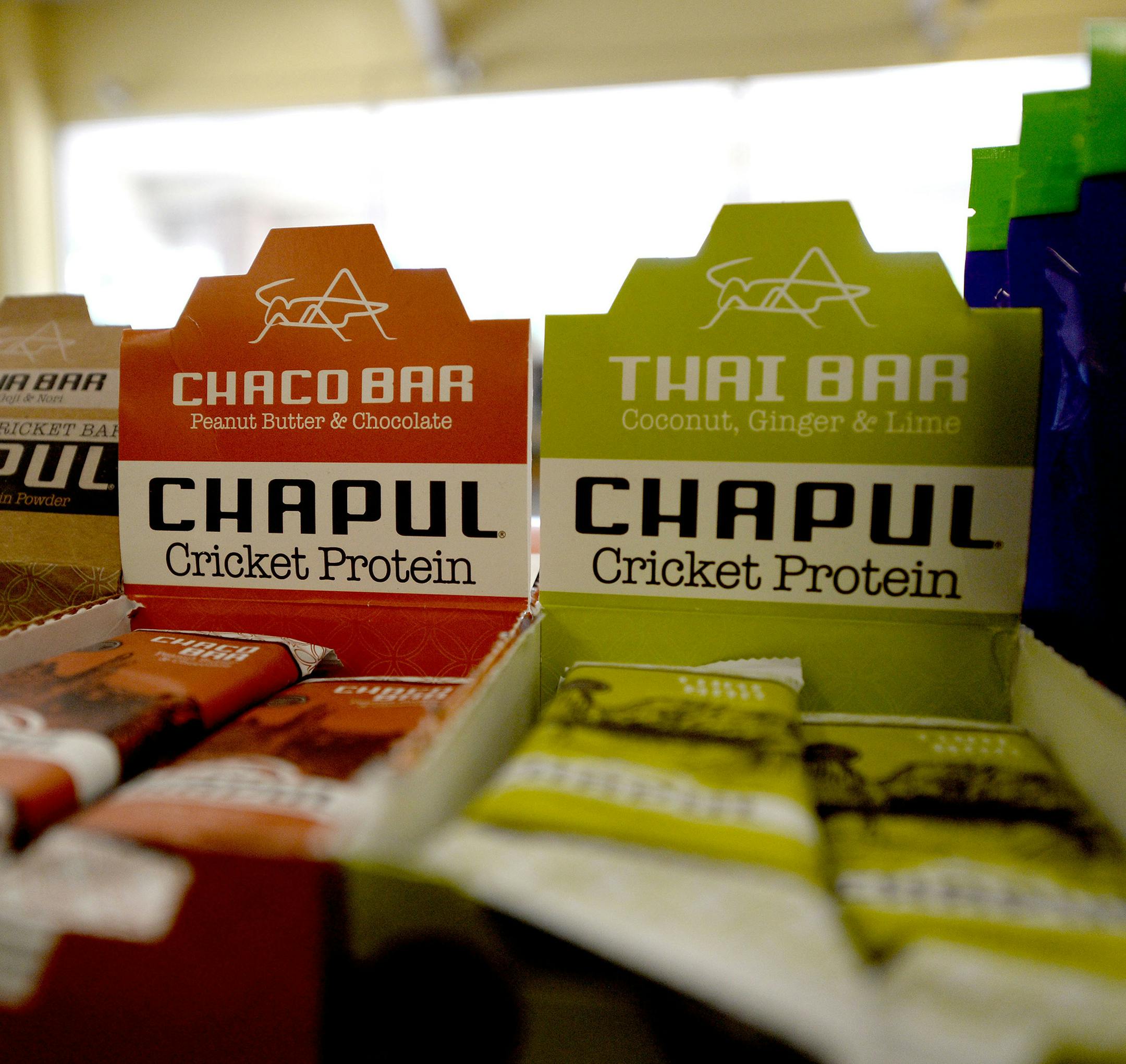 A trendy source of protein, crickets can be roasted and consumed as a snack or ground into &#x201c;cricket flour,&#x201d; then baked into snacks such as cookies or these power bars.