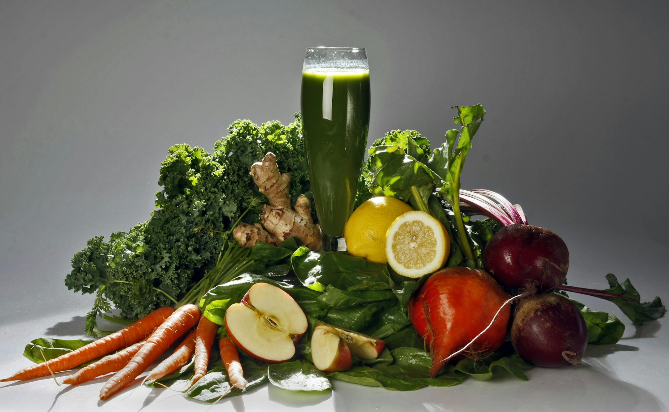 Illustration for ' juicing ' - fruits and vegetables , Variety , Aimee Blanchette