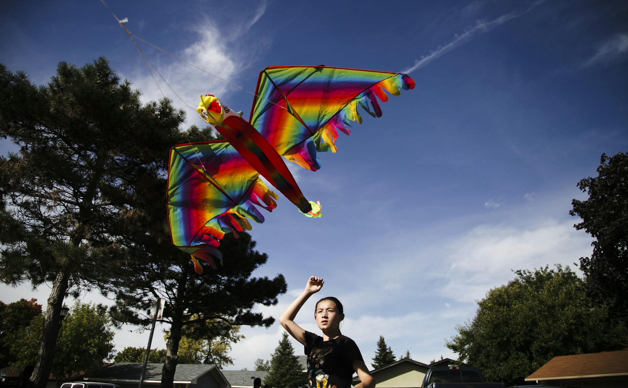 Twelve-year-old Kiyomi Callahan launched a kite in a cul-de-sac near Dale Street and I-94 that was once known more for junked cars and drug deals than friendly neighbors. &#x201c;We needed something that was ours,&#x201d; said St. Paul resident Ross Callahan, who built a patio for himself and his neighbors.