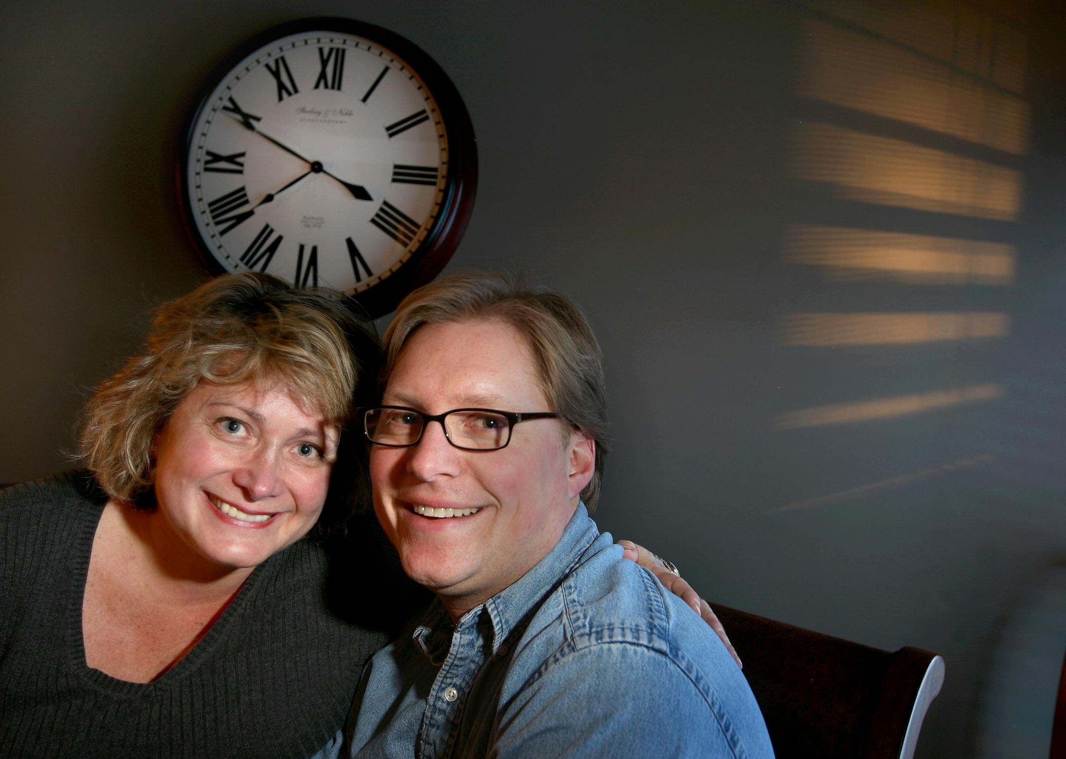 The opposites attract, introverts and extroverts find each other in many ways we found the attraction through couples interviewed. Shawne Costello and Richard Briggs met at work.