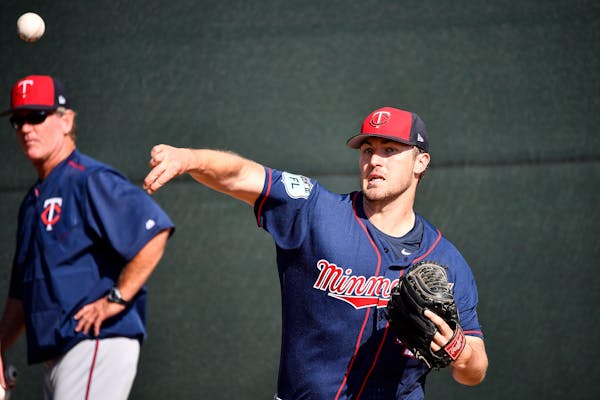 Minnesota Twins pitcher Phil Hughes. made his second start of the spring on Thursday against Baltimore.