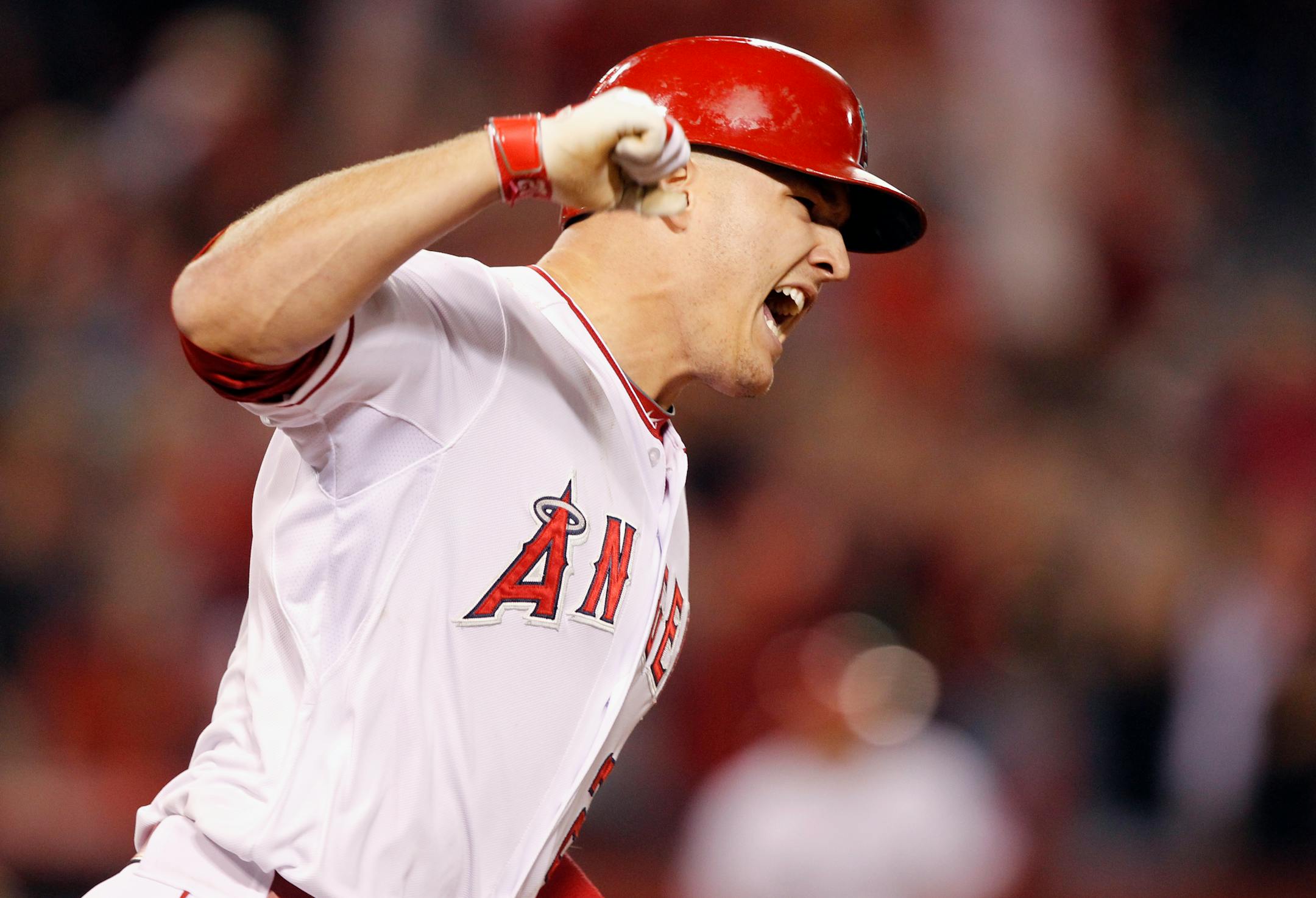 The Angels' Mike Trout