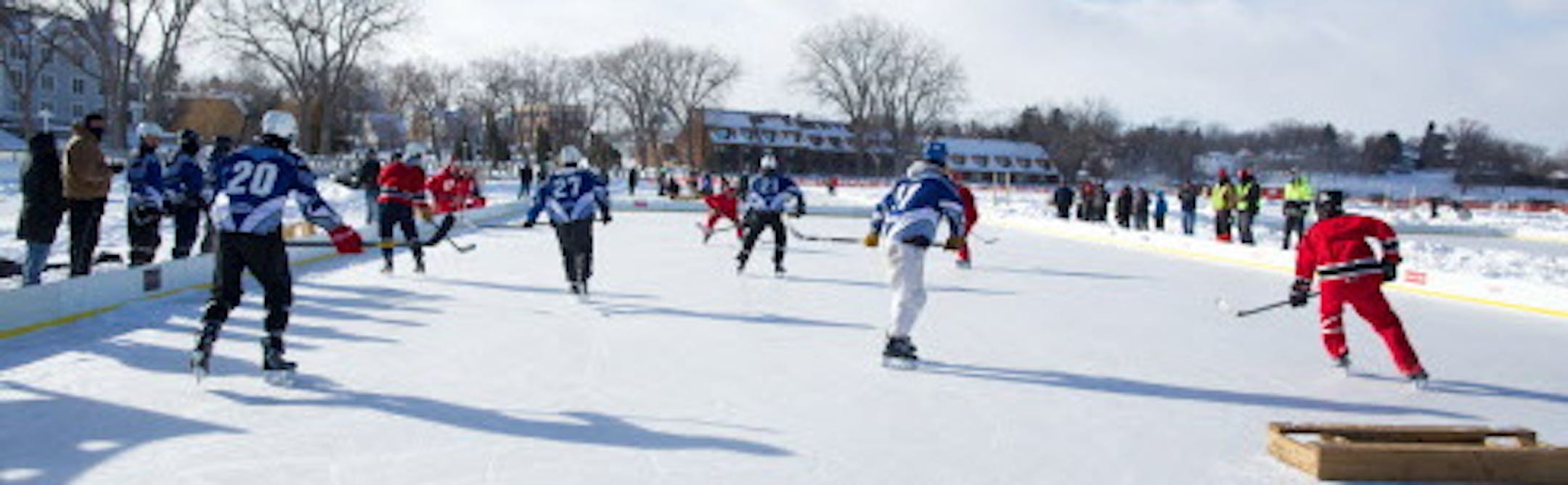 Submitted photo of the 2014 North American Pond Hockey Championship on Lake Minnetonka. The 2015 tournament will take place Jan. 23-25.