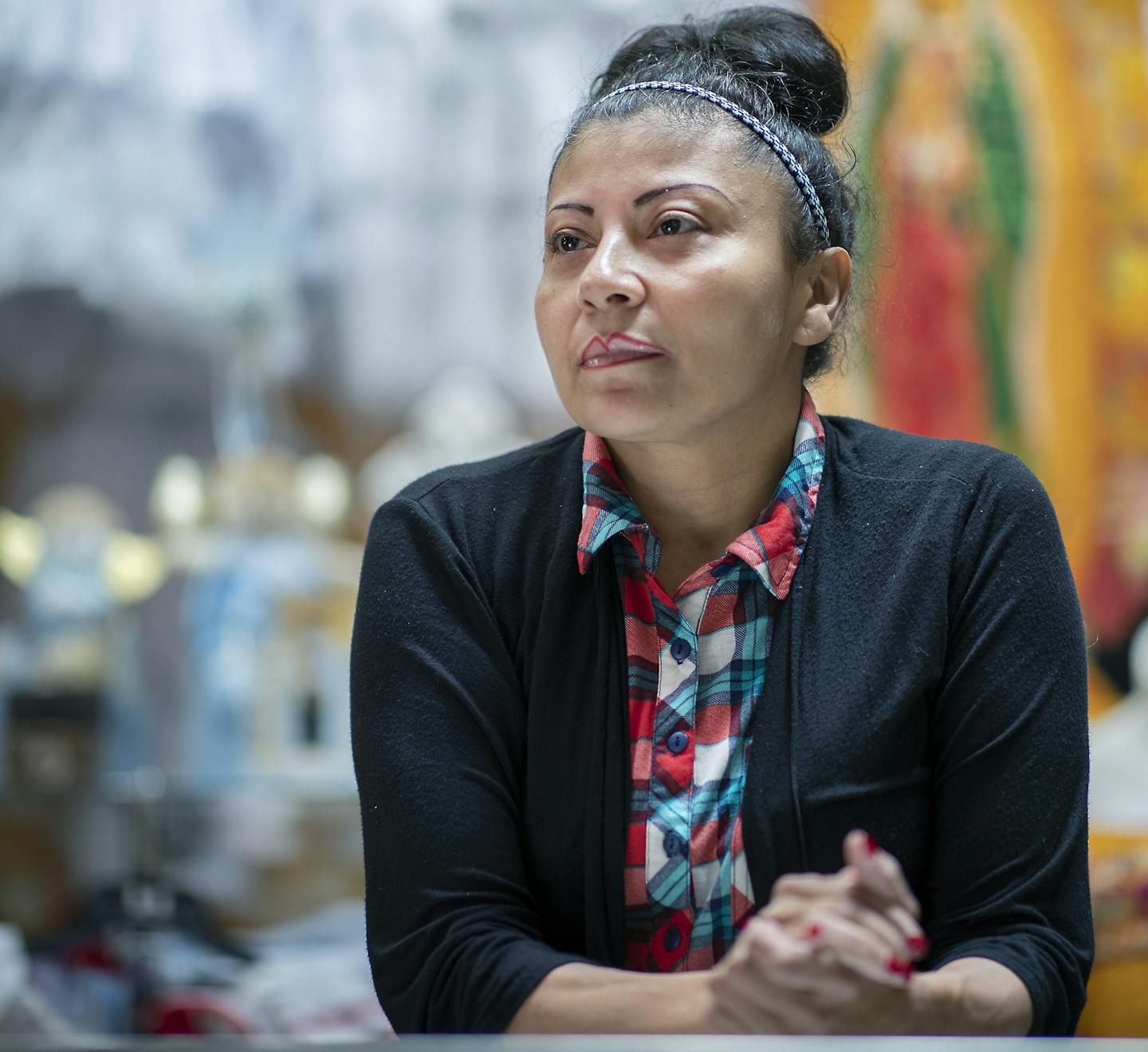 "I believe people are very scared," Ayde Vasquez, a Mercado Central store owner, said on Monday in Minneapolis. Vasquez, of Colombia, said she believes that fear is keeping down traffic.