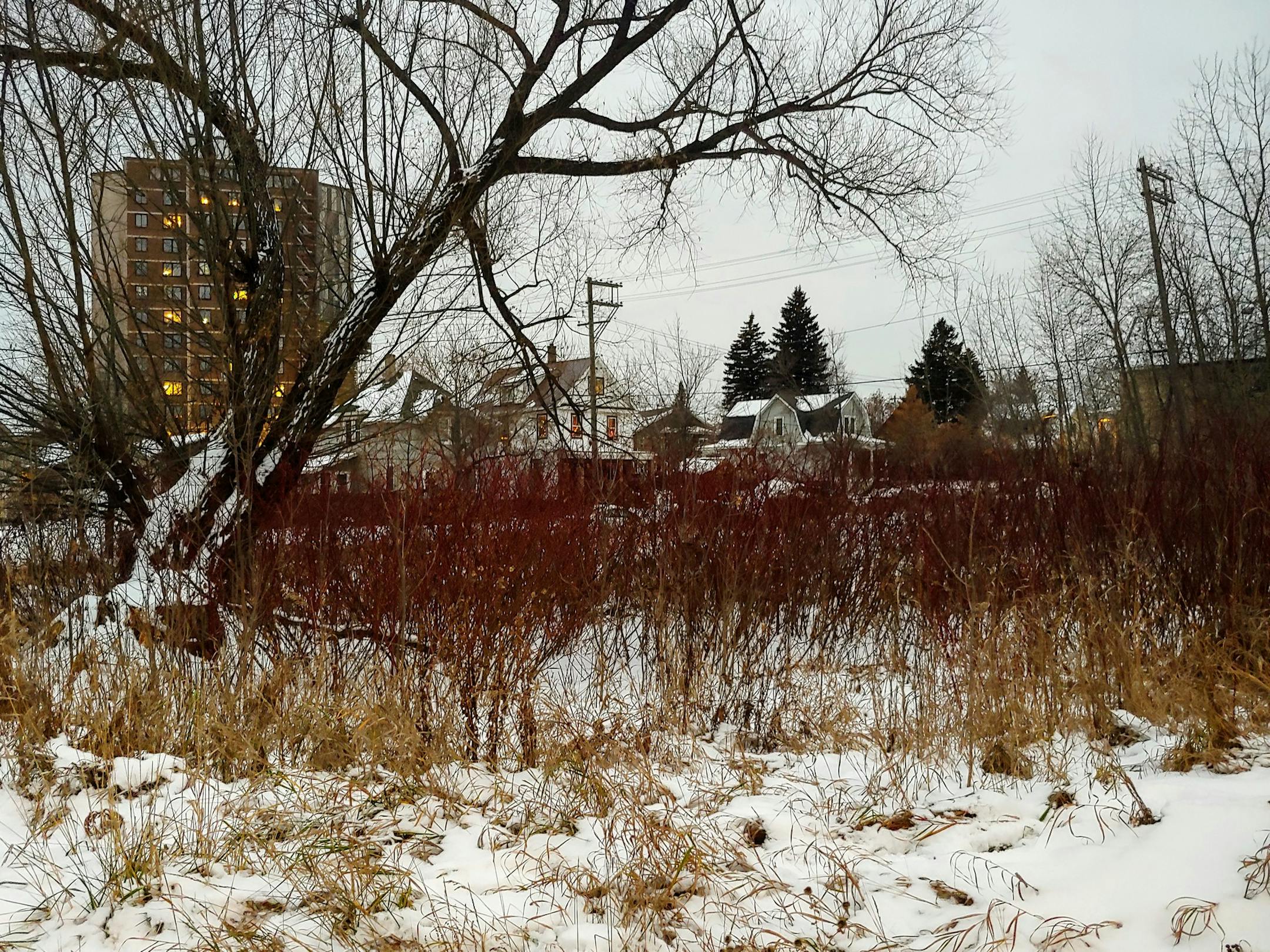 Vacant city-owned land in West Duluth is being eyed for up to 120 units of affordable housing. BROOKS JOHNSON / brooks.johnson@startribune.com