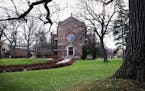 The Chapel of St. Thomas Aquinas on the University of St. Thomas campus Friday, Nov. 16, 2018, in St. Paul, MN.] DAVID JOLES &#x2022; david.joles@star