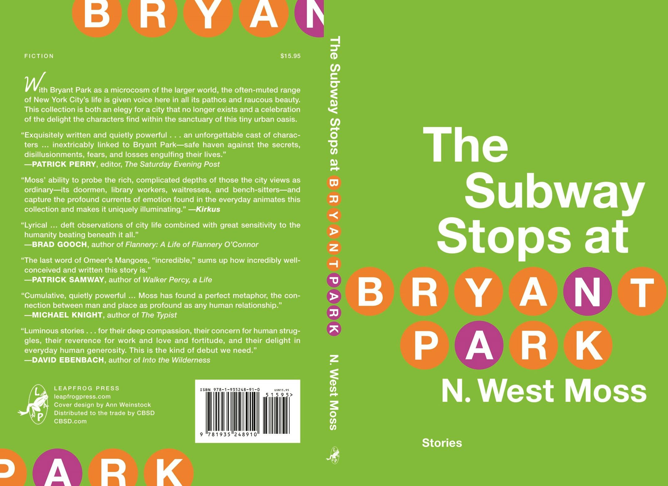 "The Subway Stops at Bryant Park," by N. West Moss
