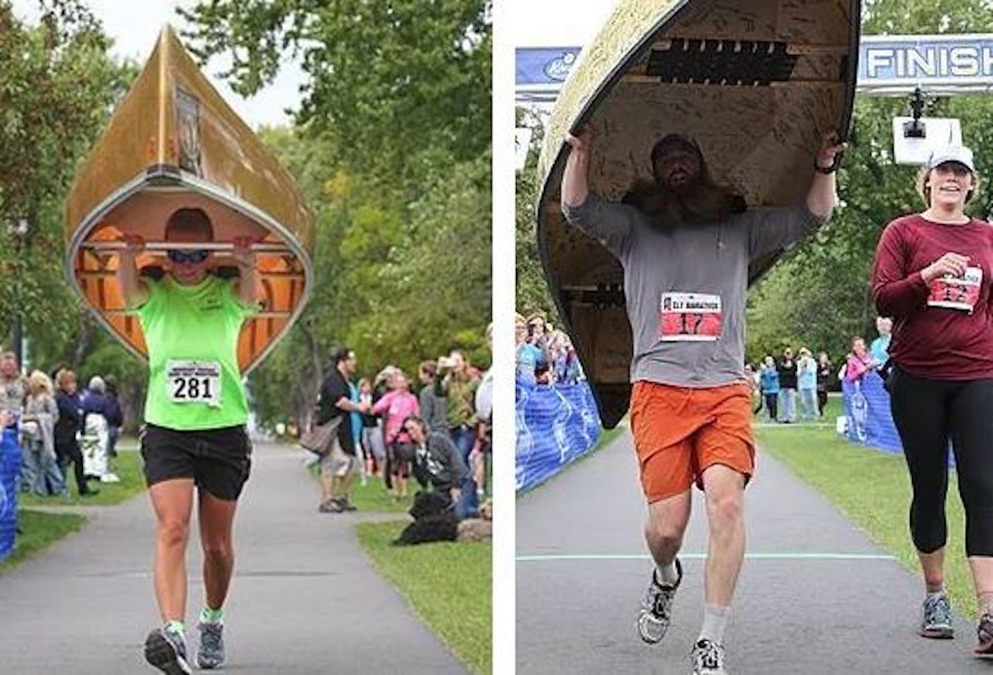 Think you're good at portaging a canoe? Prove it at the Ely half marathon.