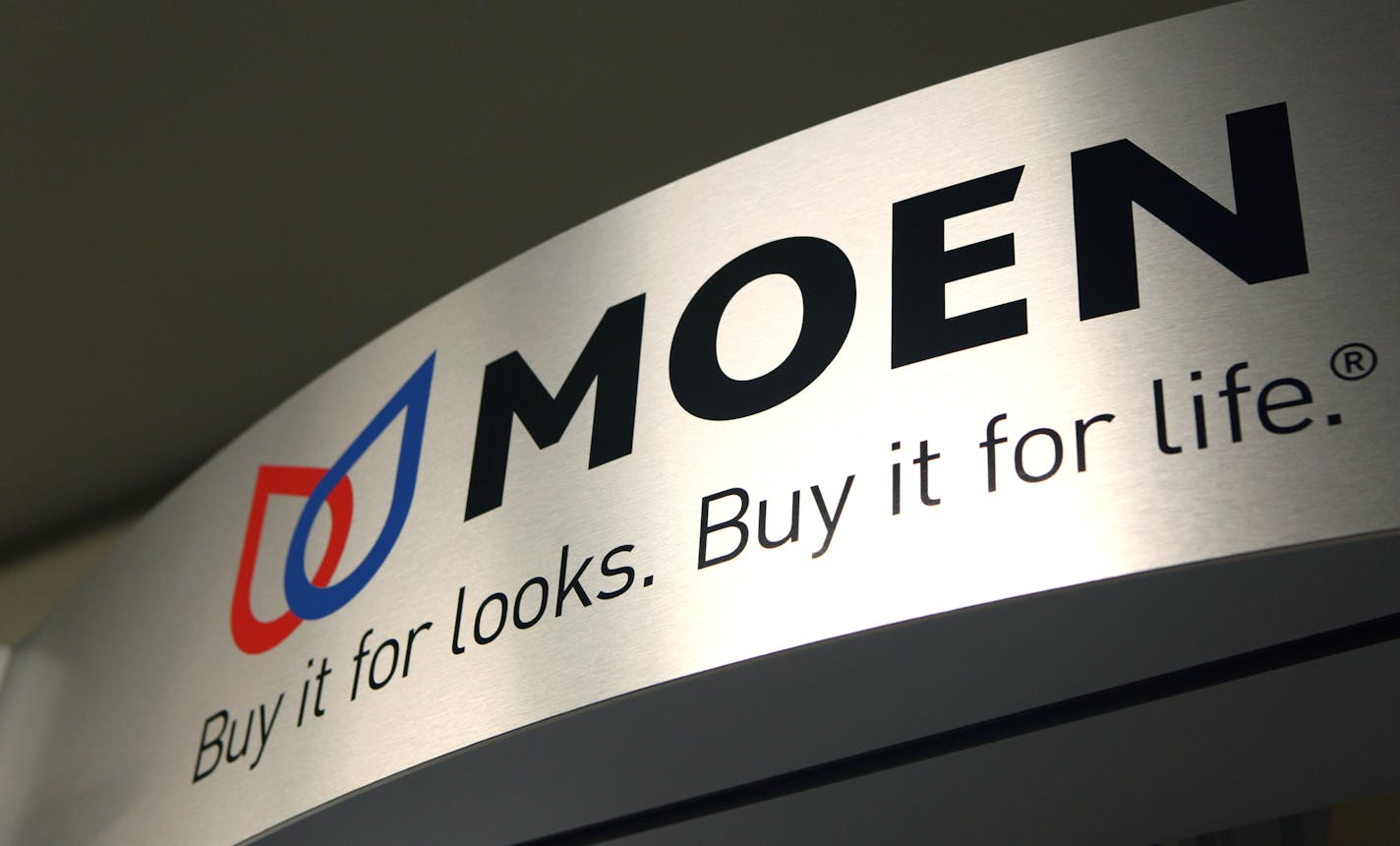 Fortune Brands, owner of several brands of kitchen and home products, is buying Eagan-based Norcraft Cos. File photo of Fortune Brands Home & Security Moen brand signage at the company's office in Deerfield, Ill.