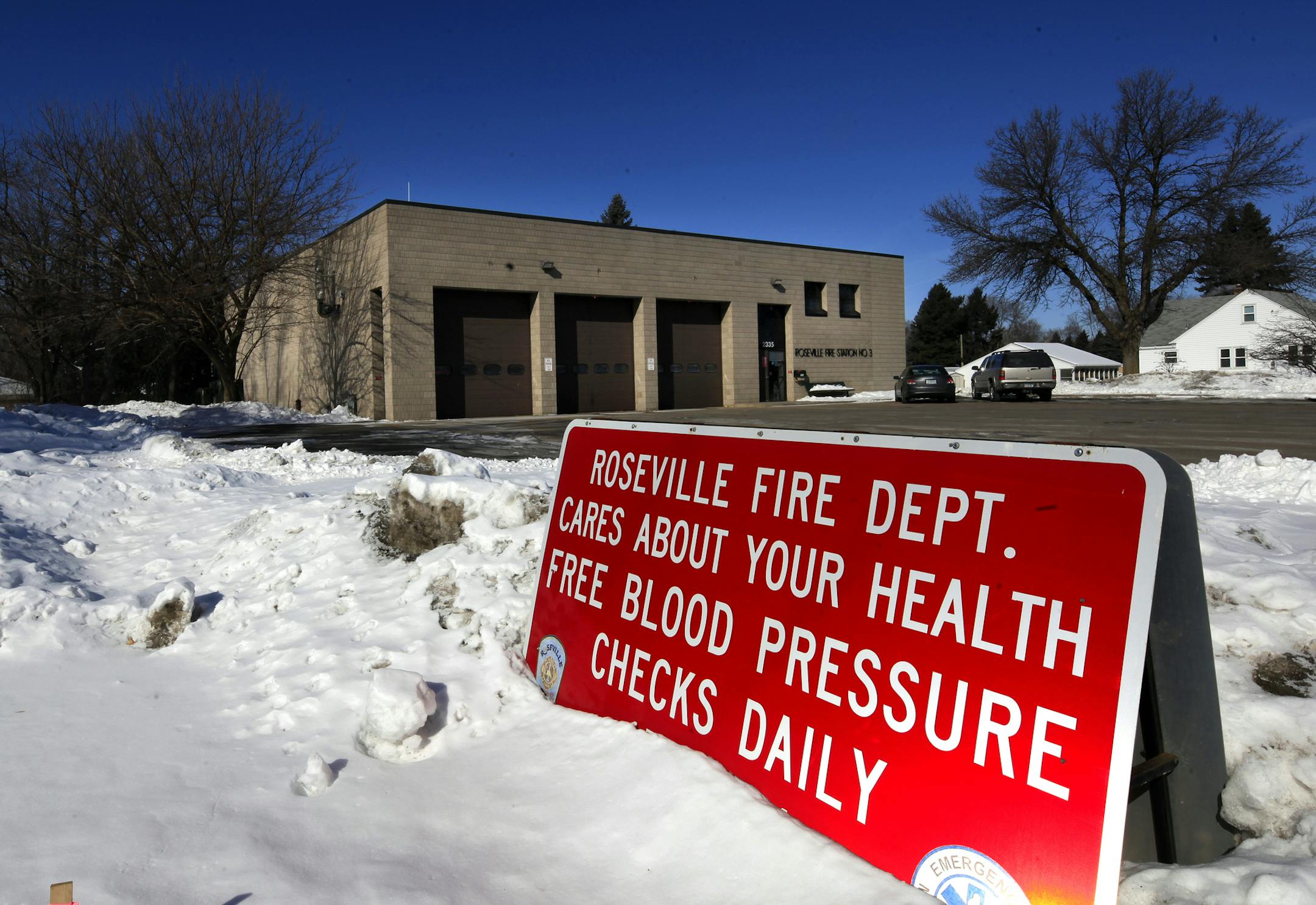 Fire department at 2335 Dale street in Roseville, MN on February 20, 2013. ] JOELKOYAMA•joel.koyama@startribune.com the City of Roseville is planning to tear down an older fire station along heavily traveled Dale Street and replace it with some kind of new development. What kind exactly is still to be determined... they're just starting the process. The story is about how they have an opportunity to come up with something new and/or innovative for this spot, which could work well as housi