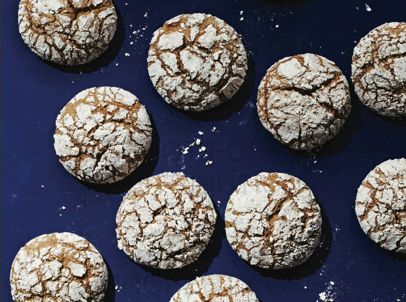 Pumpkin Snickercrinkles from "Fabulous Modern Cookies" by Chris Taylor and Paul Arguin, photos by Andrew Thomas Lee (Countryman, 2022)