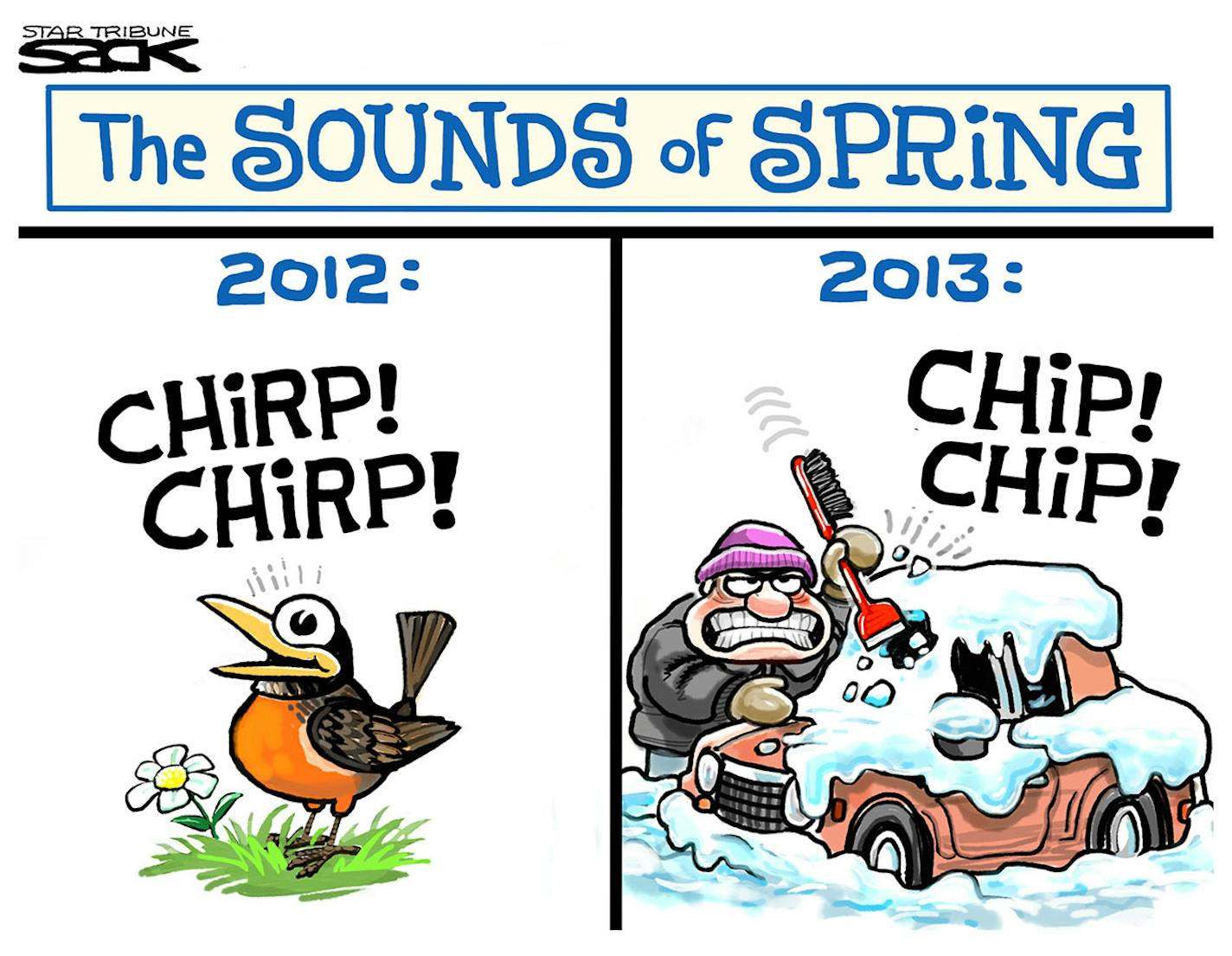 Steve Sack editorial cartoon for April 12, 2013.