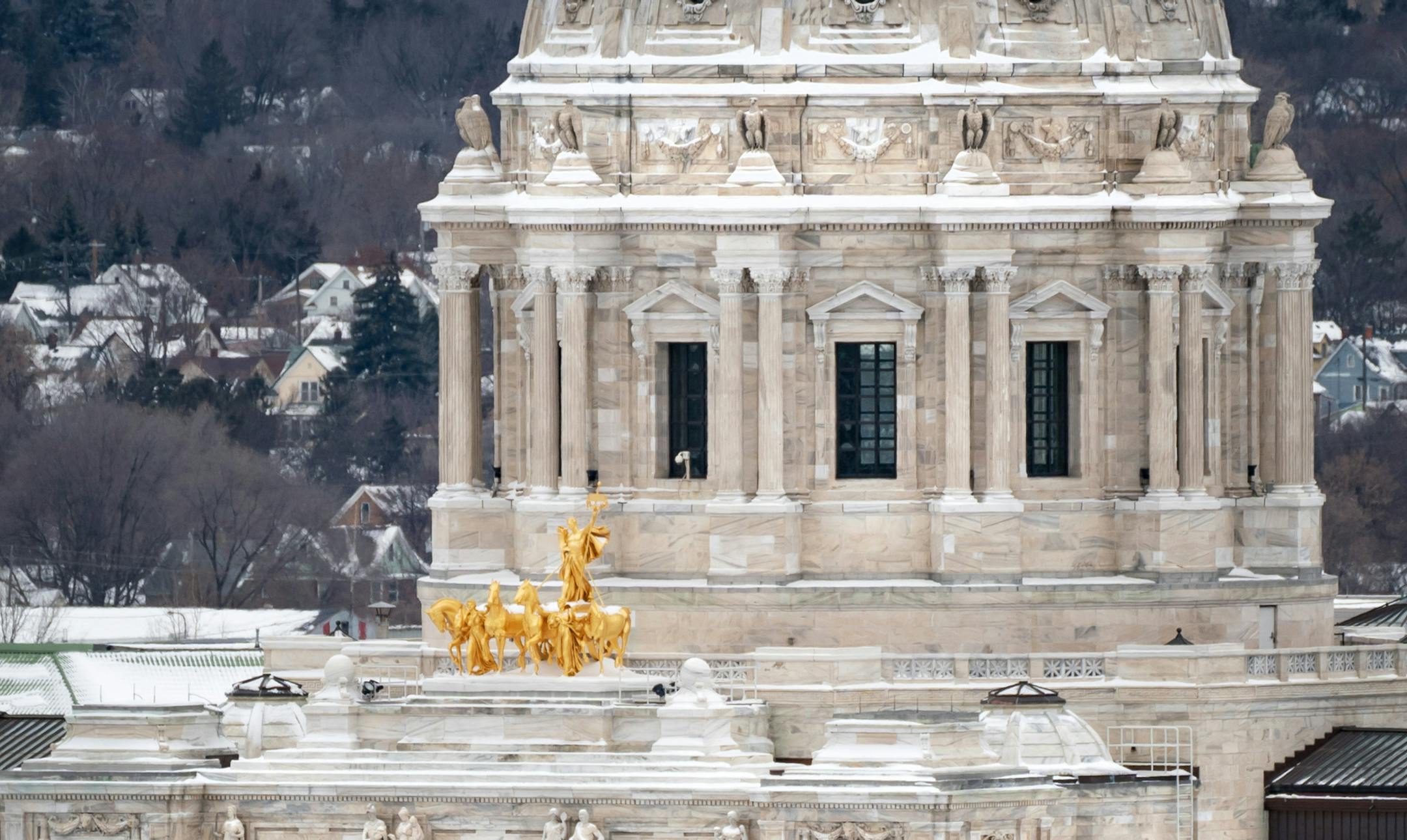 The Minnesota State Capitol as seen from downtown St. Paul. ] GLEN STUBBE ï glen.stubbe@startribune.com Monday, December 3, 2018 EDS, available for any appropriate use.