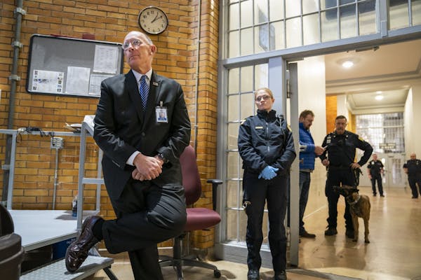 Minnesota Department of Corrections Commissioner Paul Schnell took part of a Jan. 25 tour of Stillwater prison.