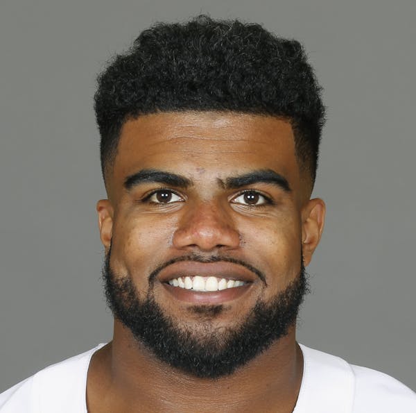 This is a 2016 photo of Ezekiel Elliott of the Dallas Cowboys NFL football team. This image reflects the Dallas Cowboys active roster as of Thursday, 