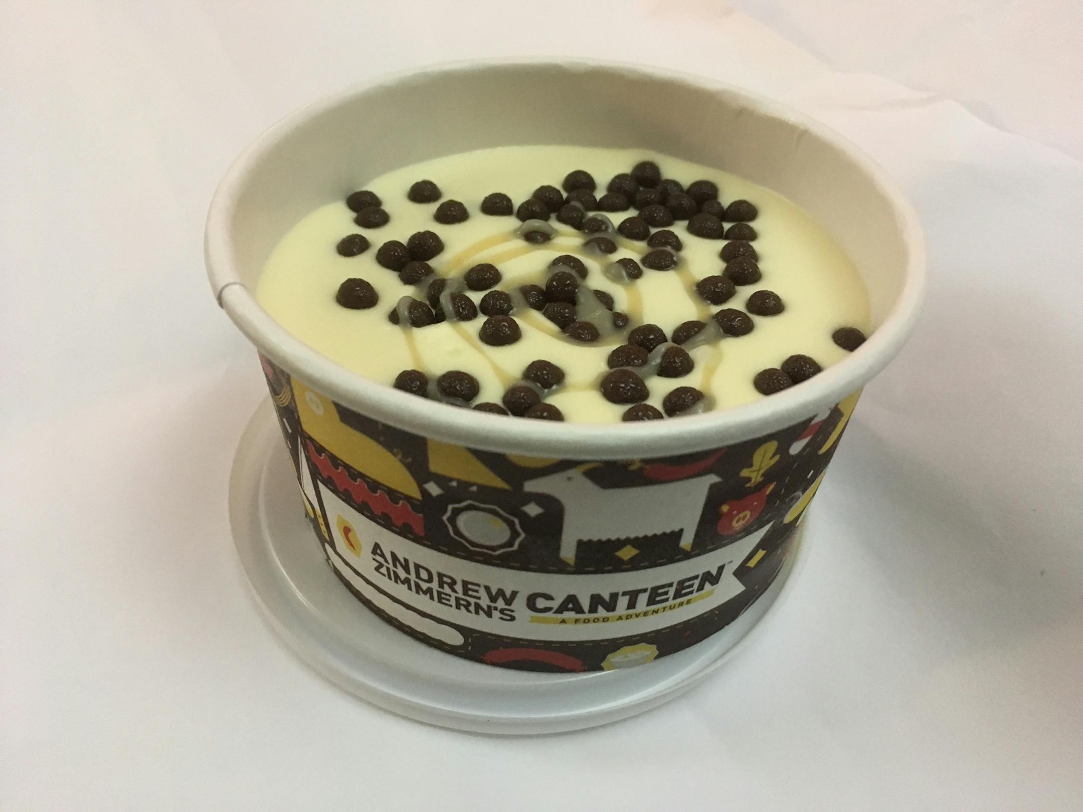 AZ Canteen frozen white chocolate mousse