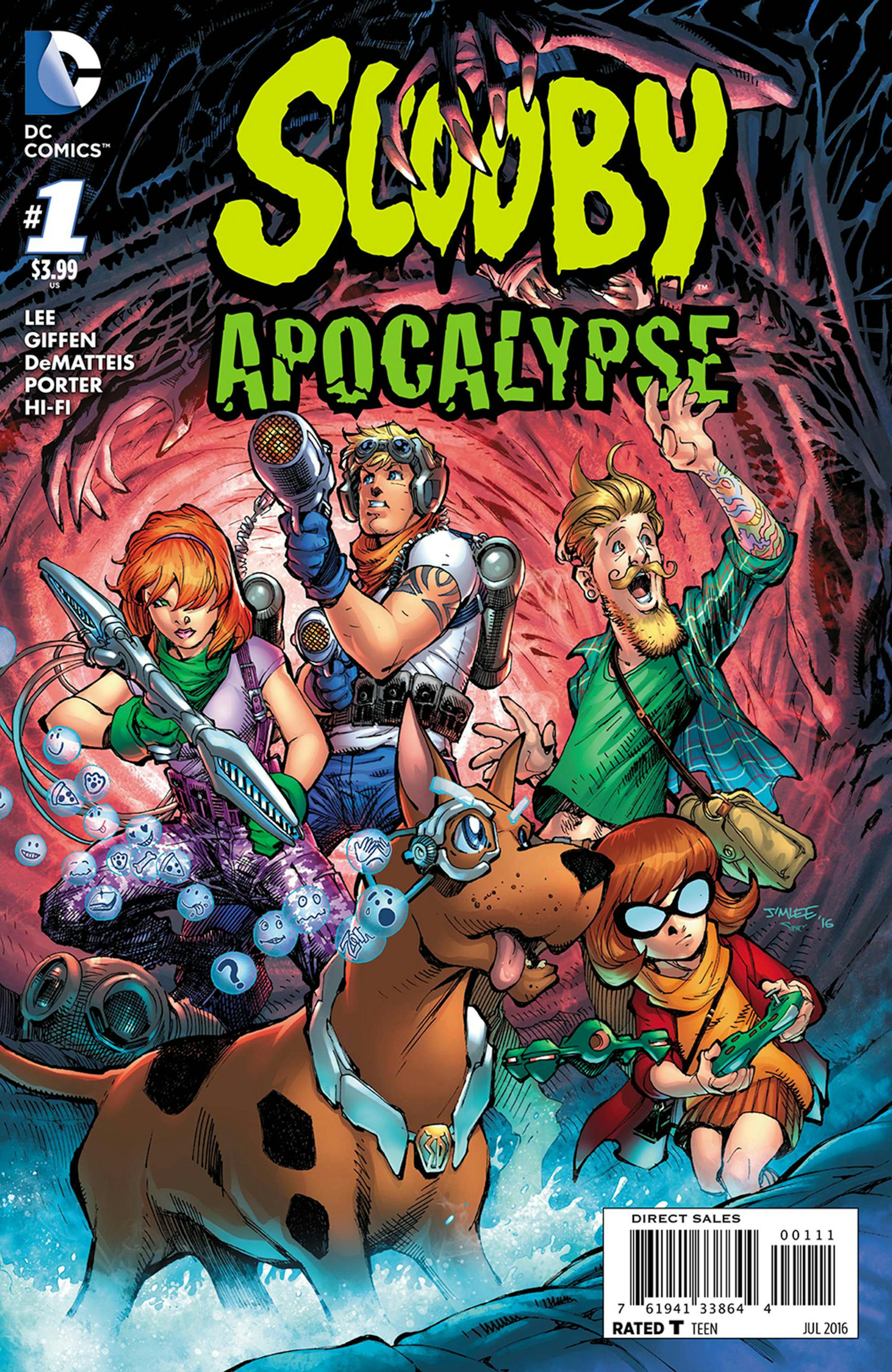 Cover to "Scooby Apocalypse" #1, by DC Comics Co-Publisher Jim Lee. (DC Comics Inc.) ORG XMIT: 1200511