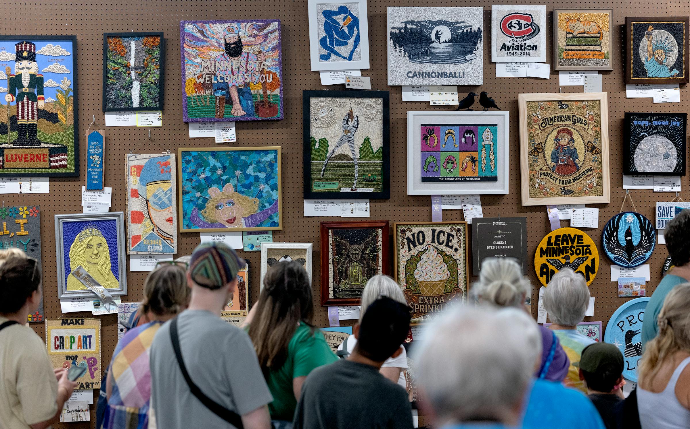 Top 10 crop artworks at the 2026 Minnesota State Fair