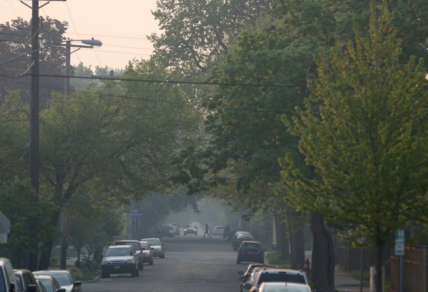 The Twin Cities awakened to a hazy Saturday morning filled with the strong smell of wildfires hundreds of miles to the north.