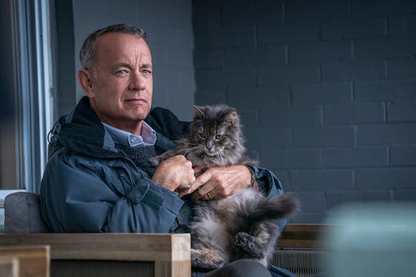 Tom Hanks in a scene from “A Man Called Otto.”