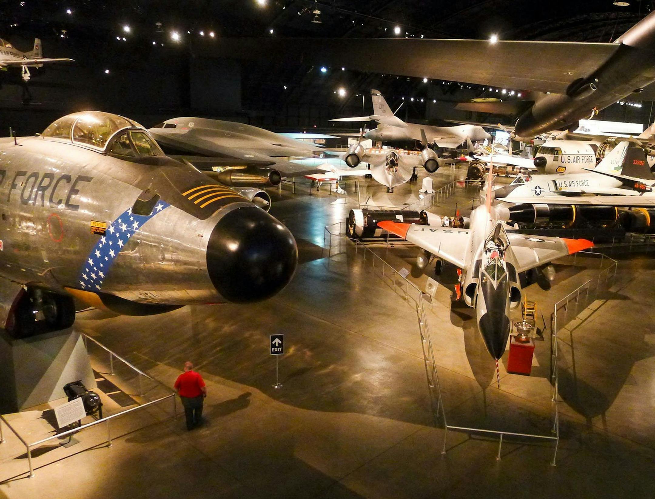More than 360 planes, missiles and other vehicles are displayed at the Museum of the United States Air Force at Wright Patterson Air Force Base near Dayton, Ohio. (Bob Batz Jr./Pittsburgh Post-Gazette/MCT) ORG XMIT: 1153891