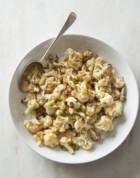 Mette Nielsen, Special to the Star Tribune Roasted cauliflower for Beth Dooley's column