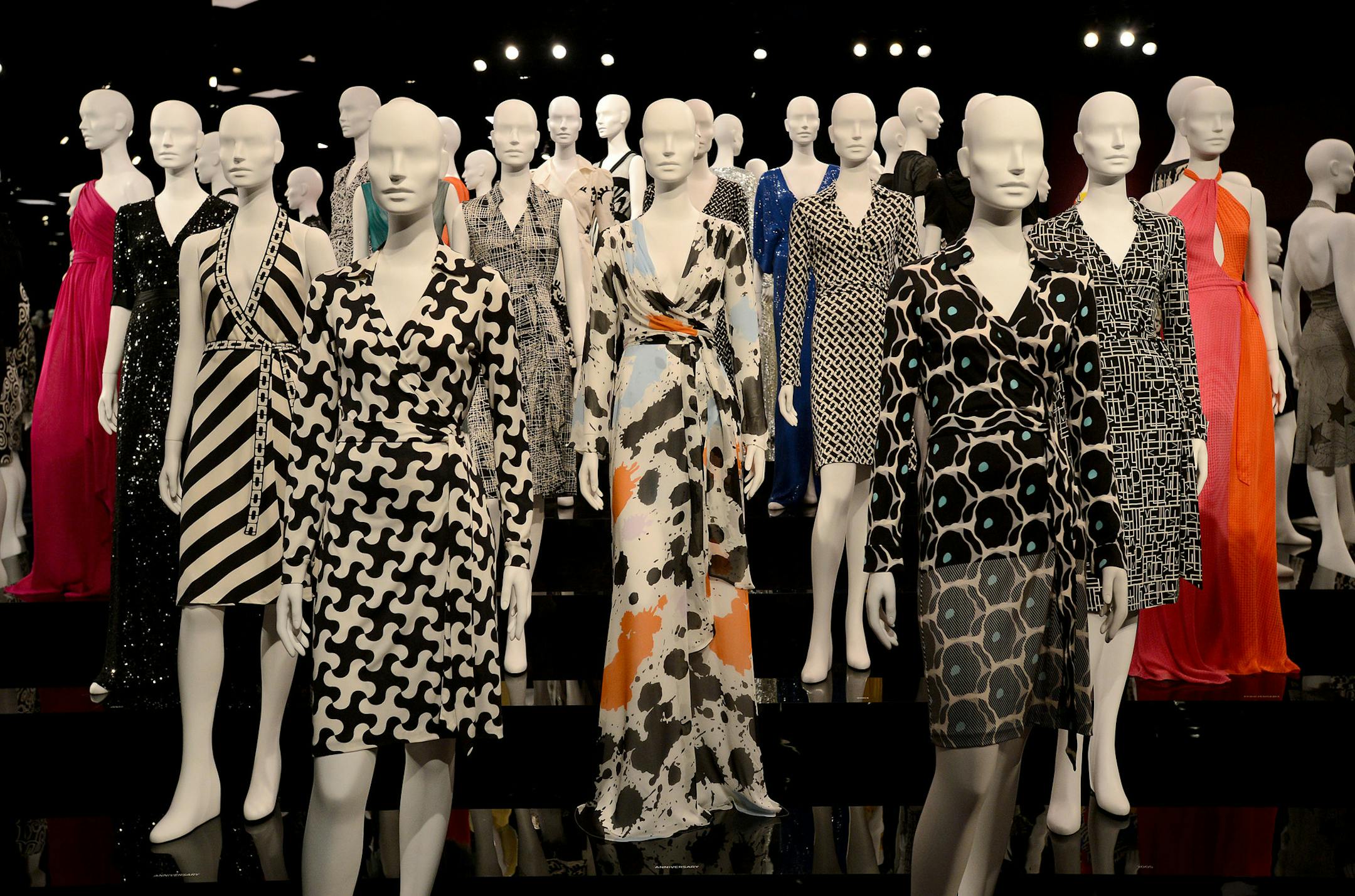 A general view of atmosphere is seen at the DVF Journey of a Dress 40th Anniversary Party at Wilshire May Company Building on Jan. 10, 2014 in Los Angeles.(Photo by Jordan Strauss/Invision/AP) ORG XMIT: CAJS103