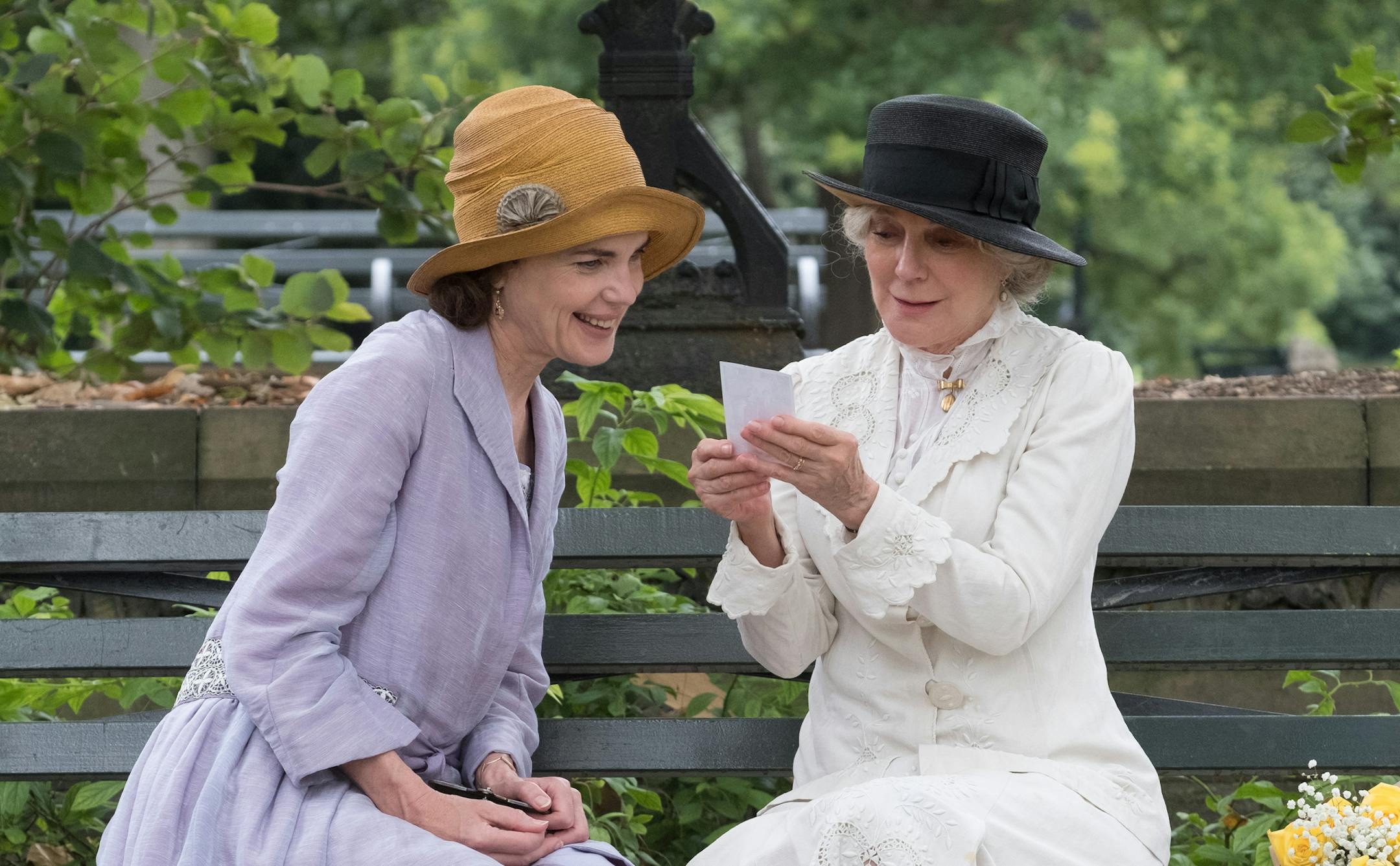 Elizabeth McGovern and Blythe Danner in "The Chaperone."