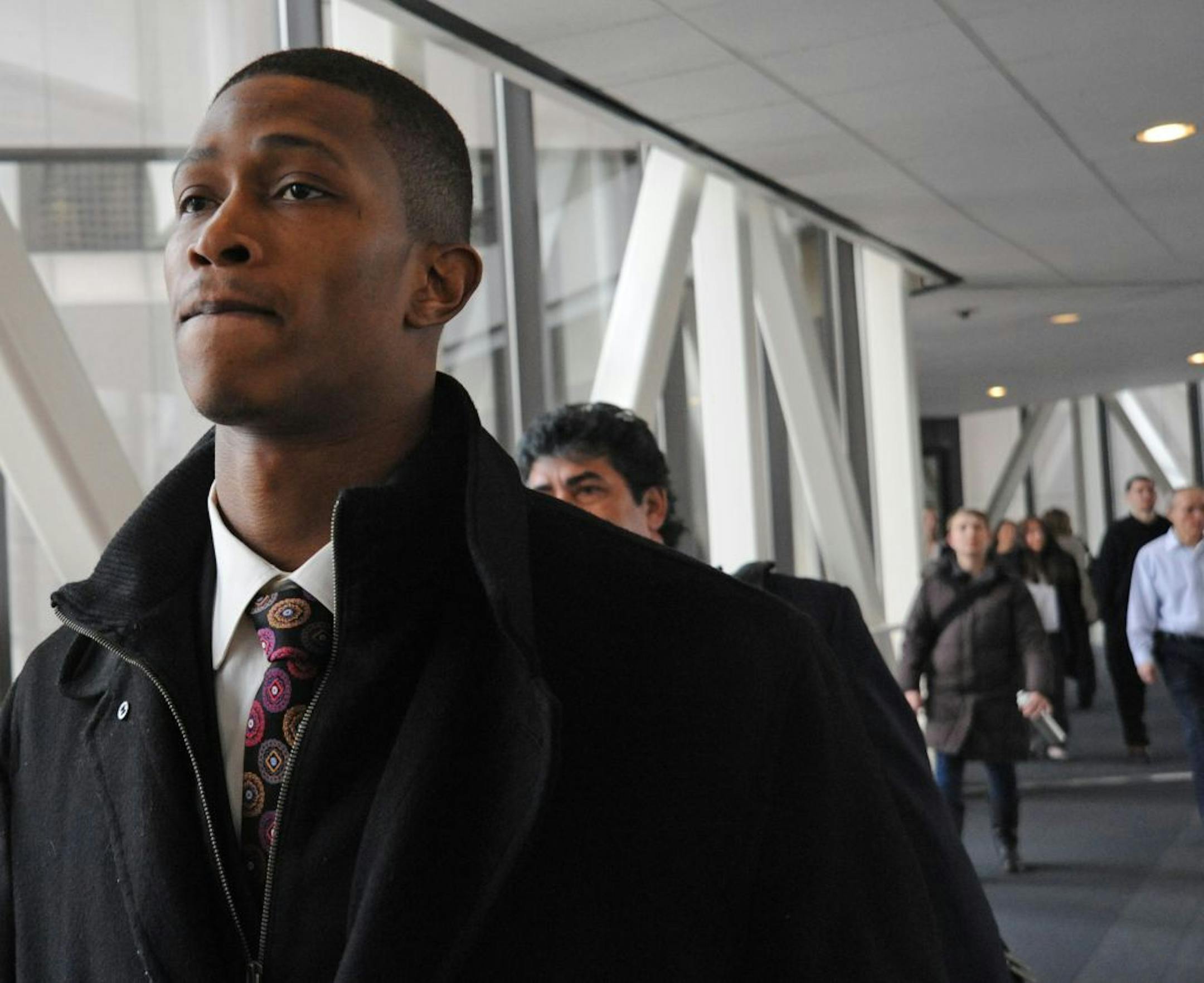 Minnesota Viking Chris Cook appeared in Hennepin County Court for jury selection. Cook will stand trial for domestic assault and third-degree assault, both felonies, following a fight with his girlfriend last fall at his Eden Prairie home.