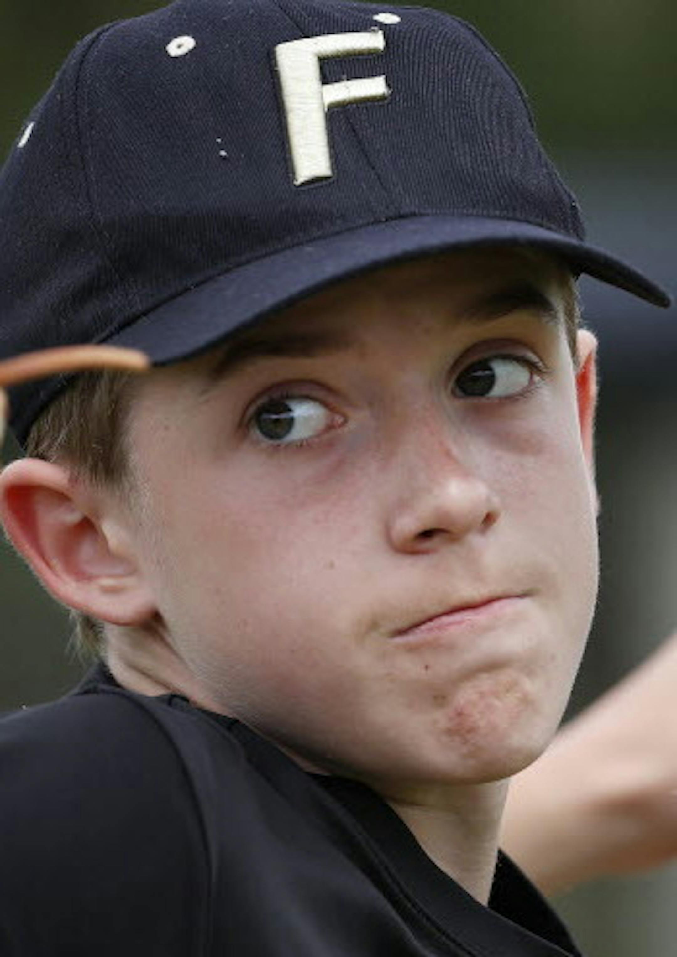 Evan Shaw, Fridley baseball, soph., 2016-17
