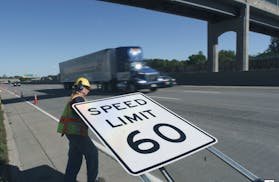 The speed limit on Hwy. 100 south of I-394 was raised from 55 mph to 60 mph in October 2020.