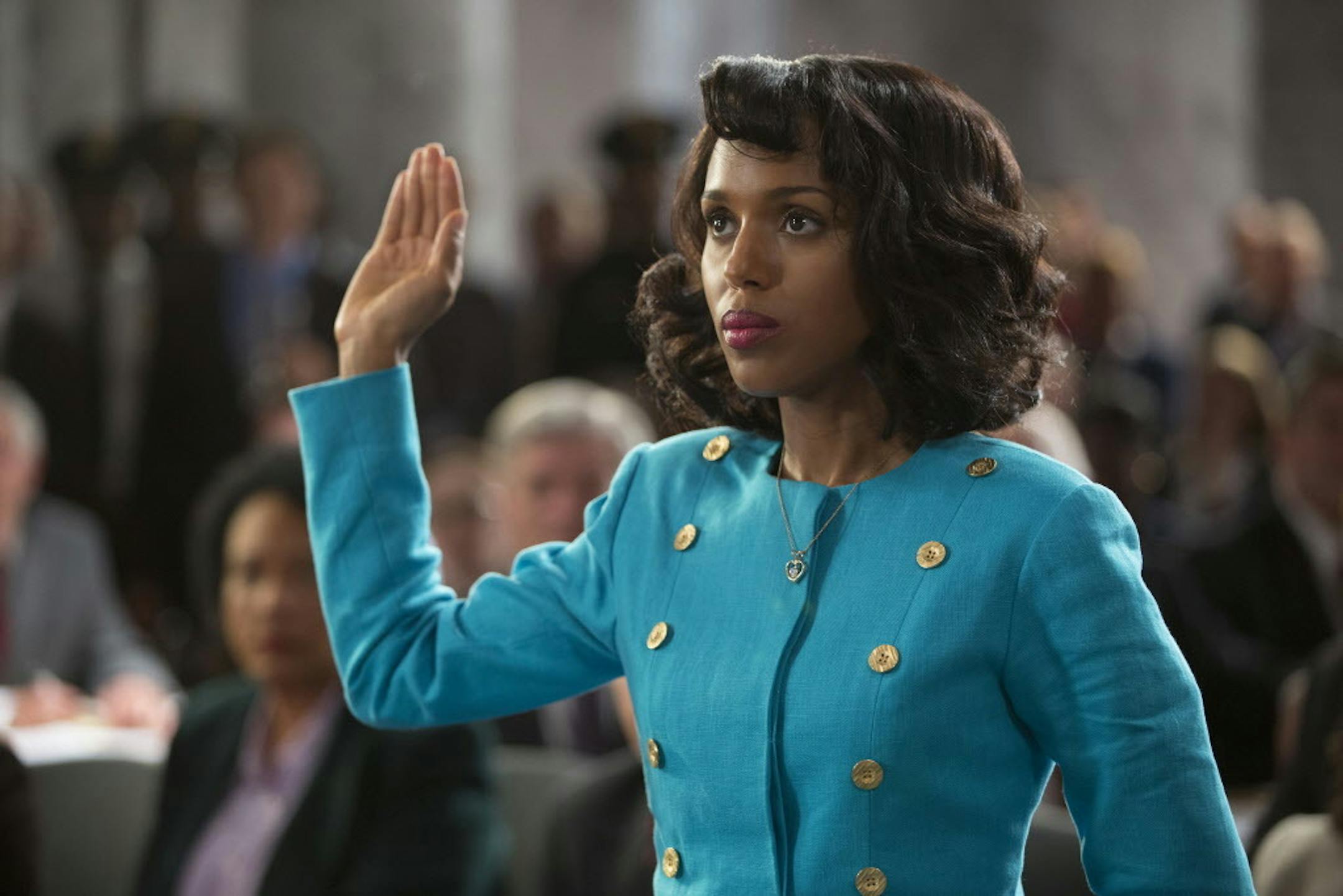 Kerry Washington as Anita Hill in "Confirmation" on HBO.