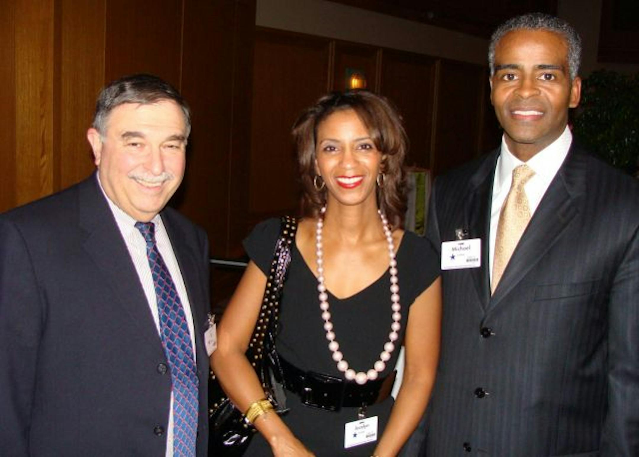 Ed Snyder, M.D., chair of NMDP and Jocelyn and Michael Jones, chief information officer of NMDP.