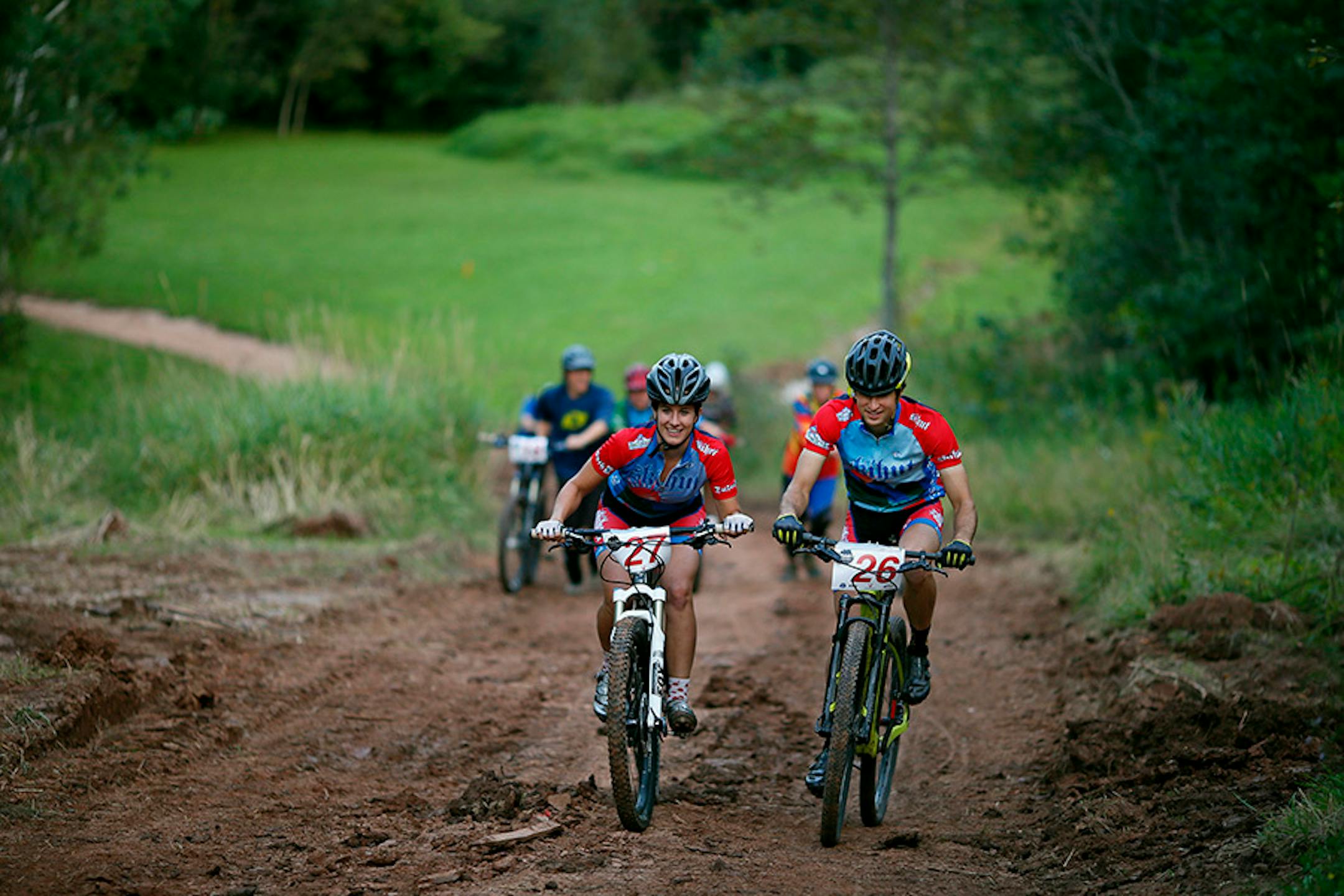 Eleanor and Mason Bacso moved to Duluth for his job about a year ago, shortly after getting married, the couple competed in a bike race Wednesday August 27 2015 near Duluth, MN. A profile on the resurgence of Duluth.