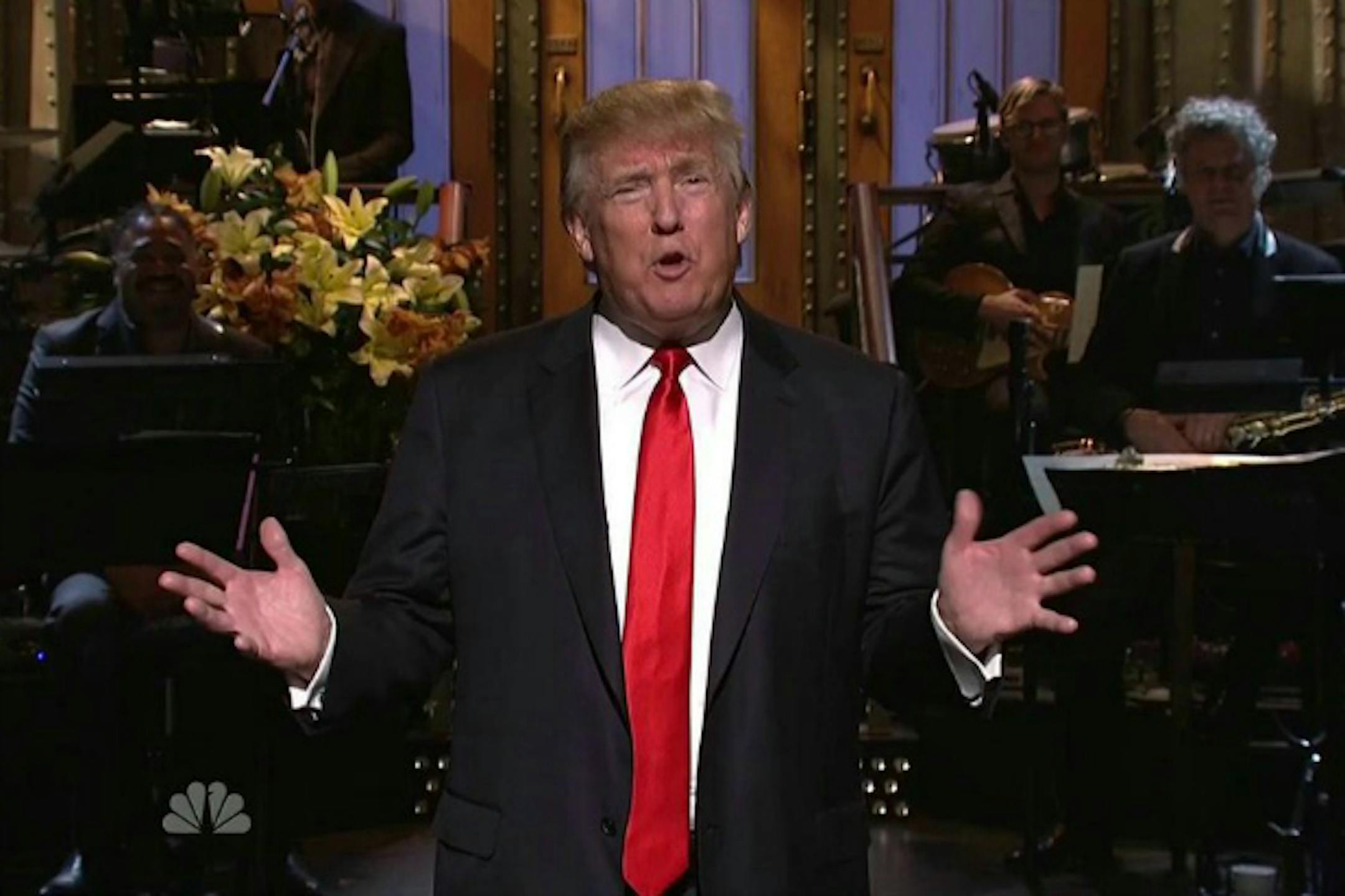 Donald Trump appeared on "Saturday Night Live" on Nov. 7.