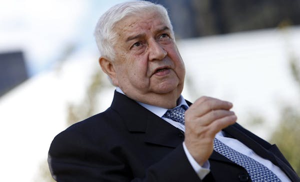 Syrian Foreign Minister Walid al-Moallem