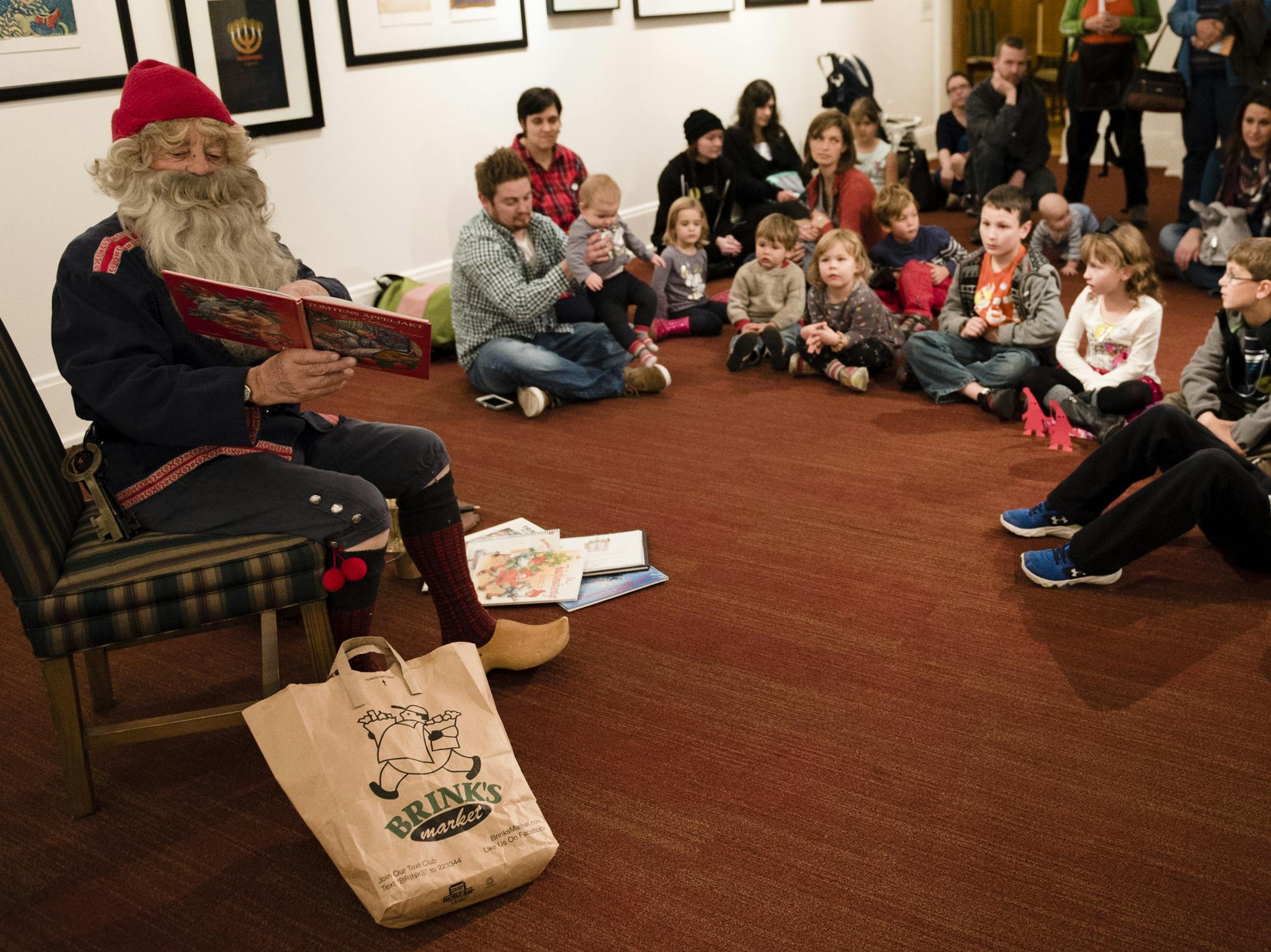 Children were read traditional Swedish holiday tales by a Tomte, a mythical elf-like creature. ] Mark Vancleave - mark.vancleave@startribune.com * Families visited the American Swedish Institute for the Celebrations of Light, an annual celebration of Swedish and Nordic holiday rituals Sunday, Nov. 13, 2016.