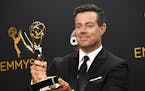 TV personality Carson Daly, winner of Best Reality Competition Program for "The Voice", poses in the press room during the 68th Annual Primetime Emmy 